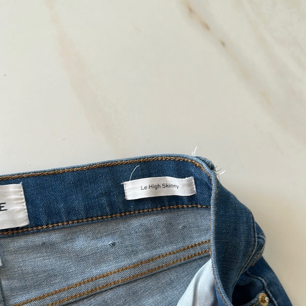 Frame Skinny Blue Women's Jeans - Picture 5 of 6